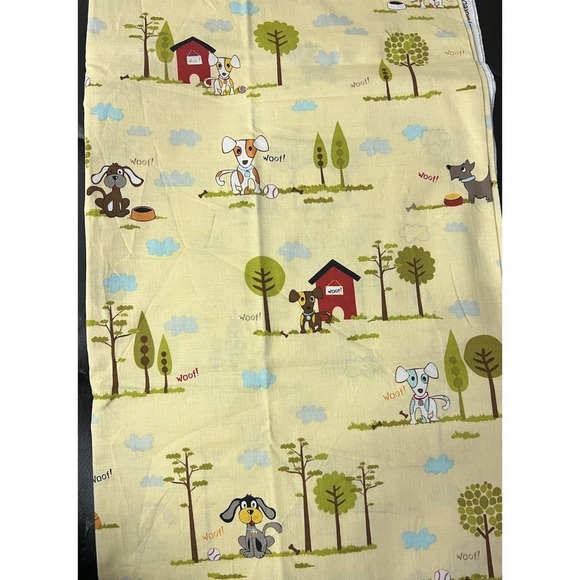 Other - Riley Blake Puppy Park 44"x 1 1/4 Yards Cotton Fabric